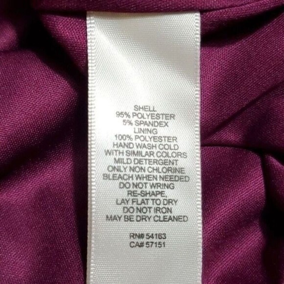 Eliza J Crushed Velvet V-neck Cropped Bell Sleeve Mini Cocktail Dress Plum 2 - Picture 4 of 10